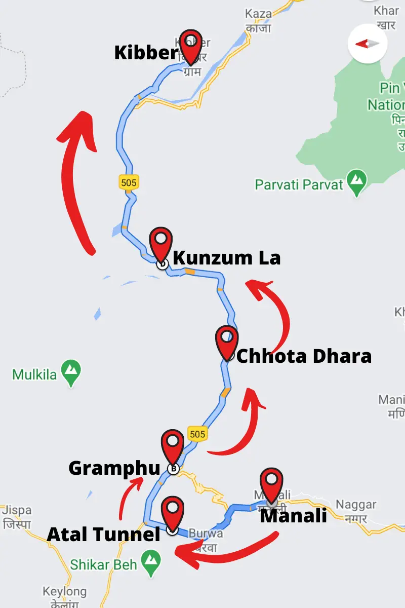 How To Reach Kibber Village from Manali