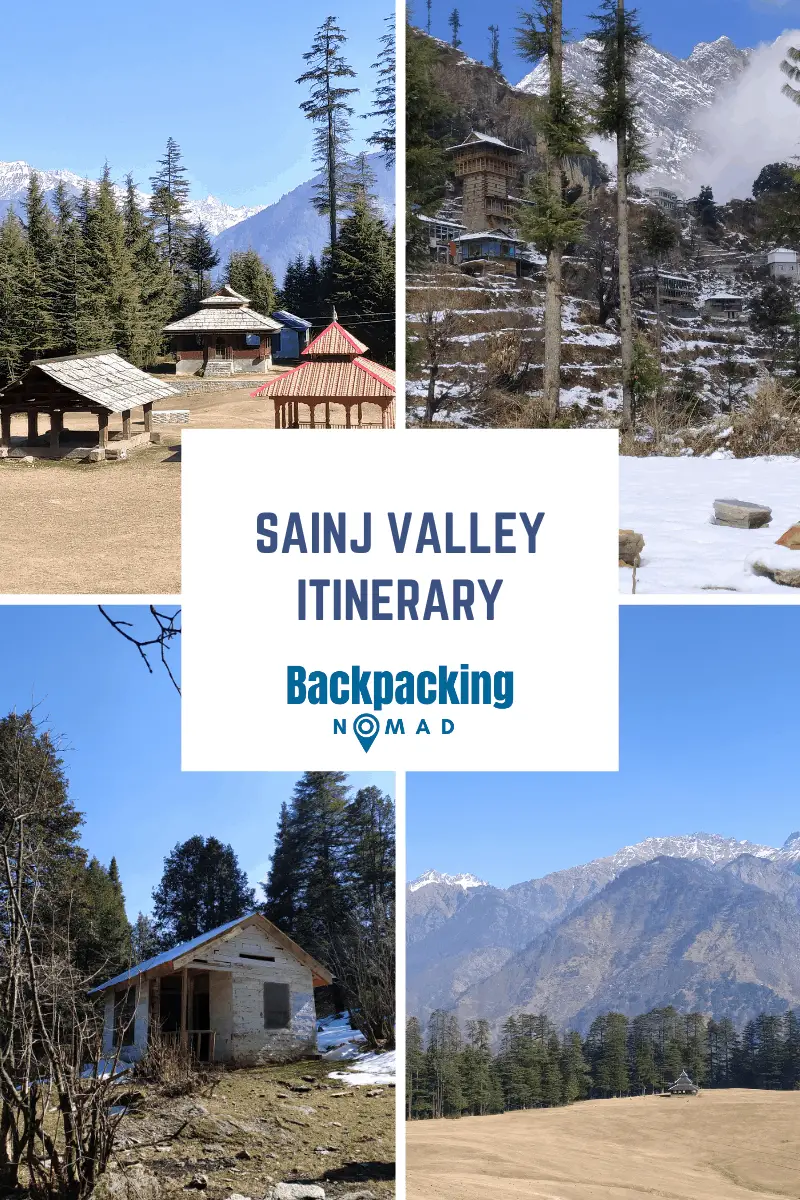 Sainj valley itinerary