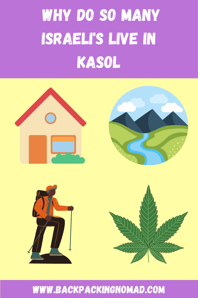 why do so many Israelis live in Kasol