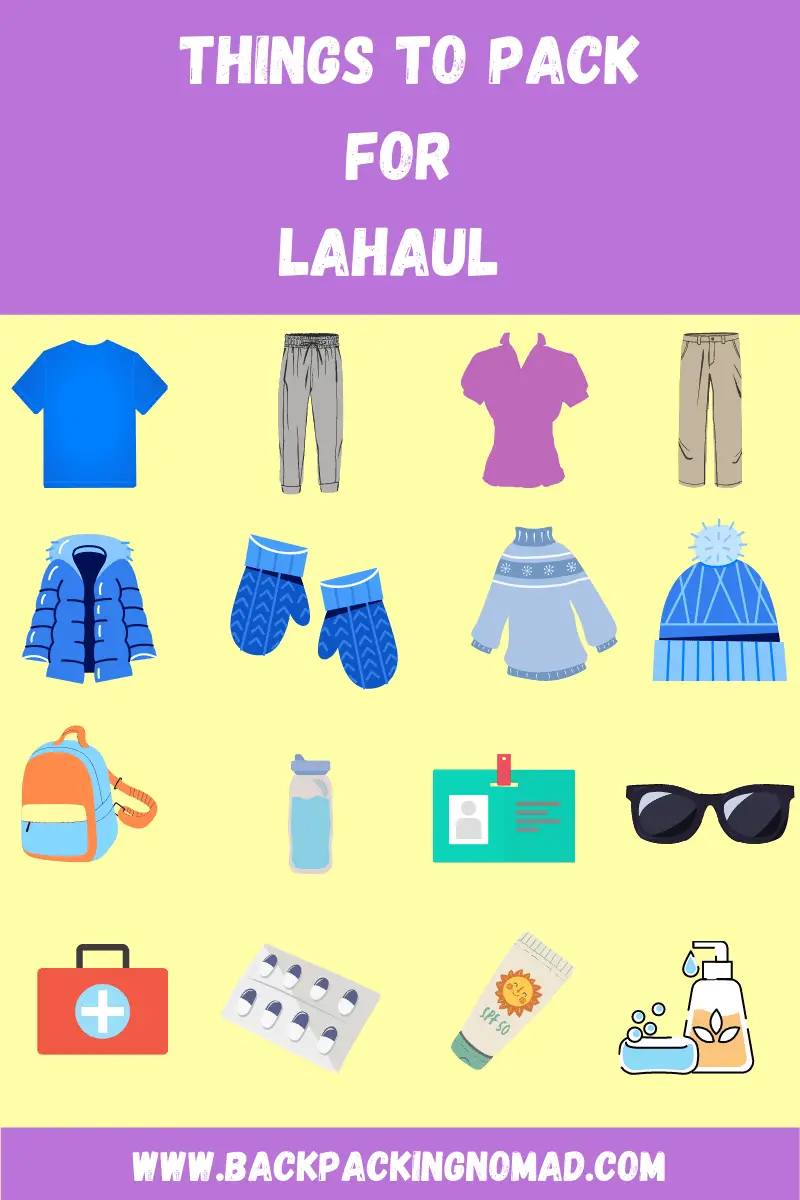 things to pack for lahaul