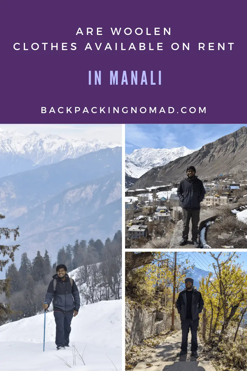 Are Woolen Clothes Available on Rent In Manali